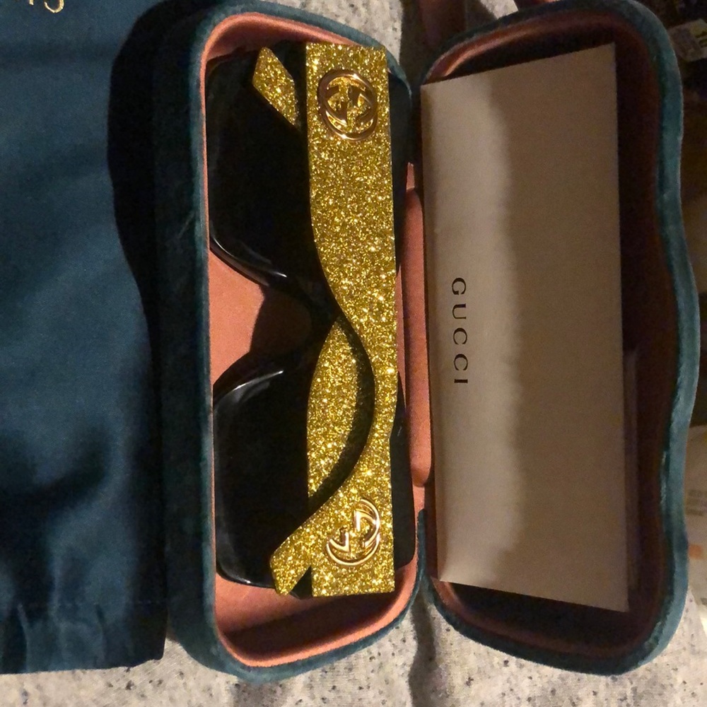 Gucci square - frame acetate sunglasses